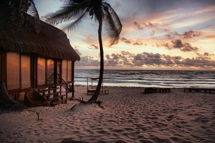 Casa Violeta Hotel Tulum Bagian luar foto