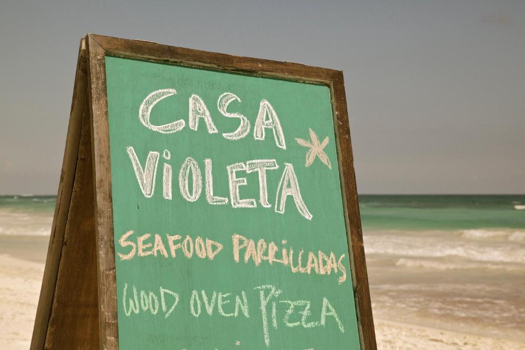 Casa Violeta Hotel Tulum Bagian luar foto